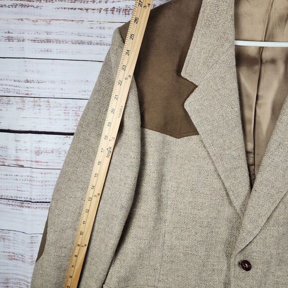 Pendleton Tan and Brown Sport Coat Blazer - Picture 8 of 8